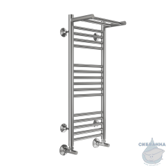 Полотенцесушитель водяной Terminus Аврора П16 30х80 с полкой (нижнее подключение)