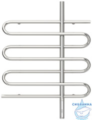 Полотенцесушитель электрический Сунержа Эпатаж 60х80 (с возможностью скрытого подключения, подключение (хром)