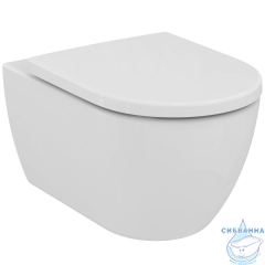 Унитаз подвесной безободковый Ideal Standard Ellisse T569201 с сиденьем Soft Close (микролифт)