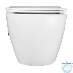 Унитаз подвесной безободковый Azario Allegro AZ-3105B (с сиденьем Soft Close (микролифт) )