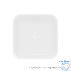 Белый глянцевый умывальник накладной, Bridge, IDDIS, BRIWS04i27