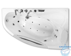 Акриовая ванна Gemy G9046 II K R 171х99 с гидромассажем