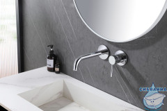 Смеситель для раковины встраиваемый ABBER Wasser Kreis AF8112 (хром)