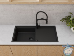 Кухонная мойка Omoikiri Sintesi 100-CN графит