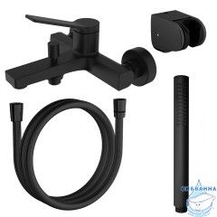 Смеситель для ванны Azario Vise AZ-VSA238330PA (черный матовый)