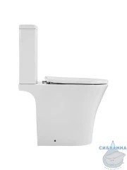 Унитаз напольный безободковый Azario Vise с бачком и сиденьем Soft Close (микролифт) AZ-1343BT