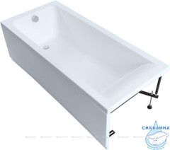 Акриловая ванна Aquanet Bright 175x75 с каркасом