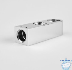 Излив для смесителя, ванна, плоский, латунь, 162 мм, фиксированный, хром, IDDIS, 995F16C2SM-1