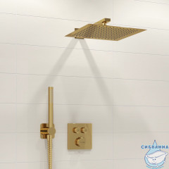 Душевая система Wasserkraft 300 1 режим A7148.183.261.280.197.281 Thermo (глянцевое золото)