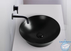  Раковина на столешницу 42 см Aquanet Smart 273686 (черный)
