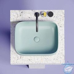  Раковина на столешницу 51 см Ceramicanova Element CN6052MLG (зеленый)