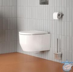 Унитаз подвесной безободковый со смывом торнадо Iddis Aiger AIGRDSEi25 с сиденьем Soft Close (микролифт)