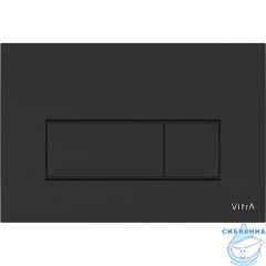  Кнопка смыва VitrA Root Square 740-2311 черный матовый