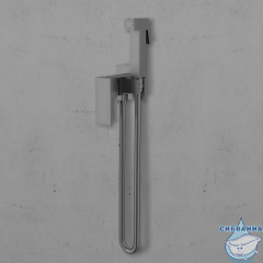 Смеситель Vincea VHFW-102GM с гигиеническим душем (вороненая сталь)