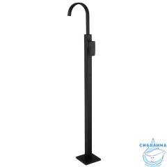 Cмеситель для раковины напольный ABBER Wasserfall AF8640B (черный матовый)