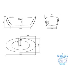 Акриловая ванна Grossman Galaxy GR-1402M 180x85 с каркасом (белый матовый)