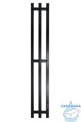 Полотенцесушитель электрический Санприз Дуэт 19х120  (черный матовый) (подключение универсальное)