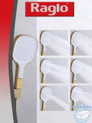 Душевая система Raglo 330 1 режим R51.24.03 (сатин золотой)