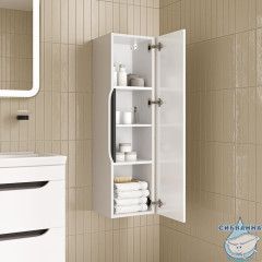 Пенал подвесной, 30 см, белый, Ray, IDDIS, RAY30W0i97