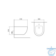 Биде подвесное Aquatek Европа AQ1016-MB (без сиденья)