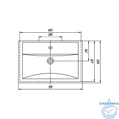 Мебельная раковина 1Марка Фостер 70