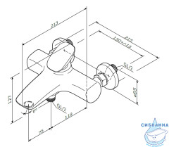 Смеситель для ванны Am.Pm Spirit 2.0 F70A10000 (хром)