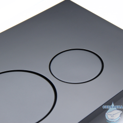 Инсталляция для унитаза Calypso Alpha CS005-GM с кнопкой смыва Calypso CS004-BMR черный