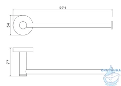 Полотенцедержатель Aquatek Европа AQ4119BGM