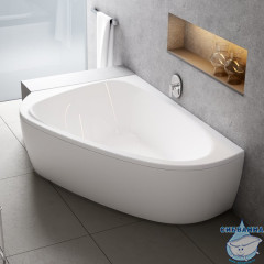 Акриловая ванна Ravak LoveStory II R 196x139 с ножками