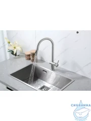 Смеситель кухни Frap F60807 (сатин)