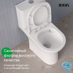 Унитаз напольный со смывом торнадо Iddis Zodiacс бачком и сиденьем Soft Close (микролифт) ZODRDSEi24