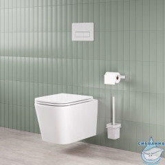 Клавиша смыва, пневматическая, глянцевый белый, Profix Air, IDDIS, PRA10W0i77