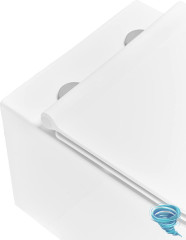 Унитаз подвесной безободковый TECEspring PRO S710001 с сиденьем Soft Close (микролифт)