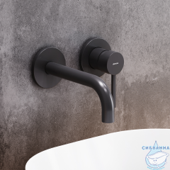 Смеситель для раковины встраиваемый Damixa Scandinavian Pure 360260300 (черный матовый)