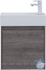 Тумба Aquanet Nova Lite 50 с раковиной Counter 50 дуб рошелье