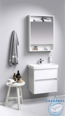 Шкаф-зеркало Aqwella Сити 60 дуб канадский SIT0406DK