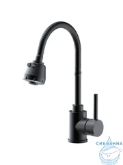Смеситель кухни Frap F40993-6 (черный матовый)