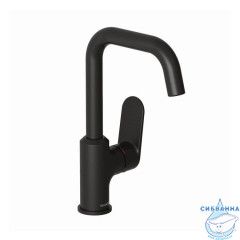  Смеситель для раковины Kludi X-1 320283975 (черный матовый)