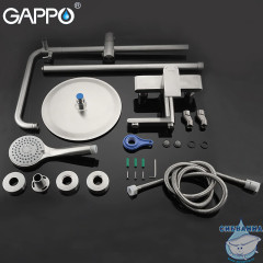 Душевая система Gappo G2499-20 250 1 режим (сатин)