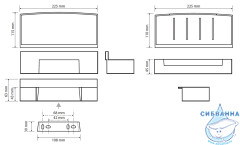 Полочка Bemeta Cytro 102208302
