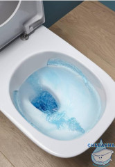 Унитаз напольный безободковый Jacob Delafon Struktura UJAJ102-WTE с бачком и сиденьем Soft Close (микролифт)