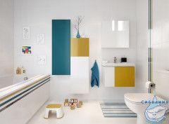 Раковина 60 см Cersanit Colour S-UM-COL60/1-w