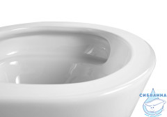 Унитаз подвесной безободковый Aquatek Вега AQ1904T-00 с сиденьем Soft Close (микролифт)
