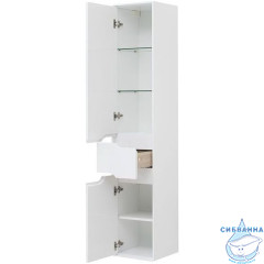 Шкаф пенал Aquanet Модена  35 L 218461 белый глянец