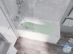 Акриловая ванна 1Marka Calypso 170x75 с каркасом