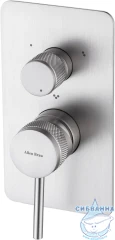 Встраиваемый смеситель для ванны Allen Brau Priority 296350 (никель)