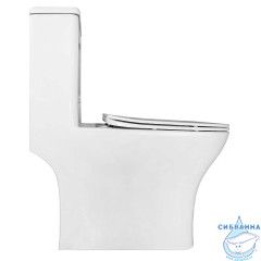 Унитаз напольный безободковый Azario Lodi с бачком и сиденьем Soft Close (микролифт) AZ-8617