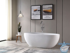 Акриловая ванна ABBER AB9285 170х80 с каркасом