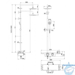 Душевая система Lemark Tropic LM7008C