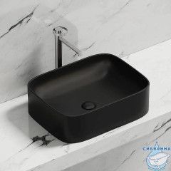  Раковина на столешницу 51 см Ceramicanova Element CN6052MB (черный матовый)